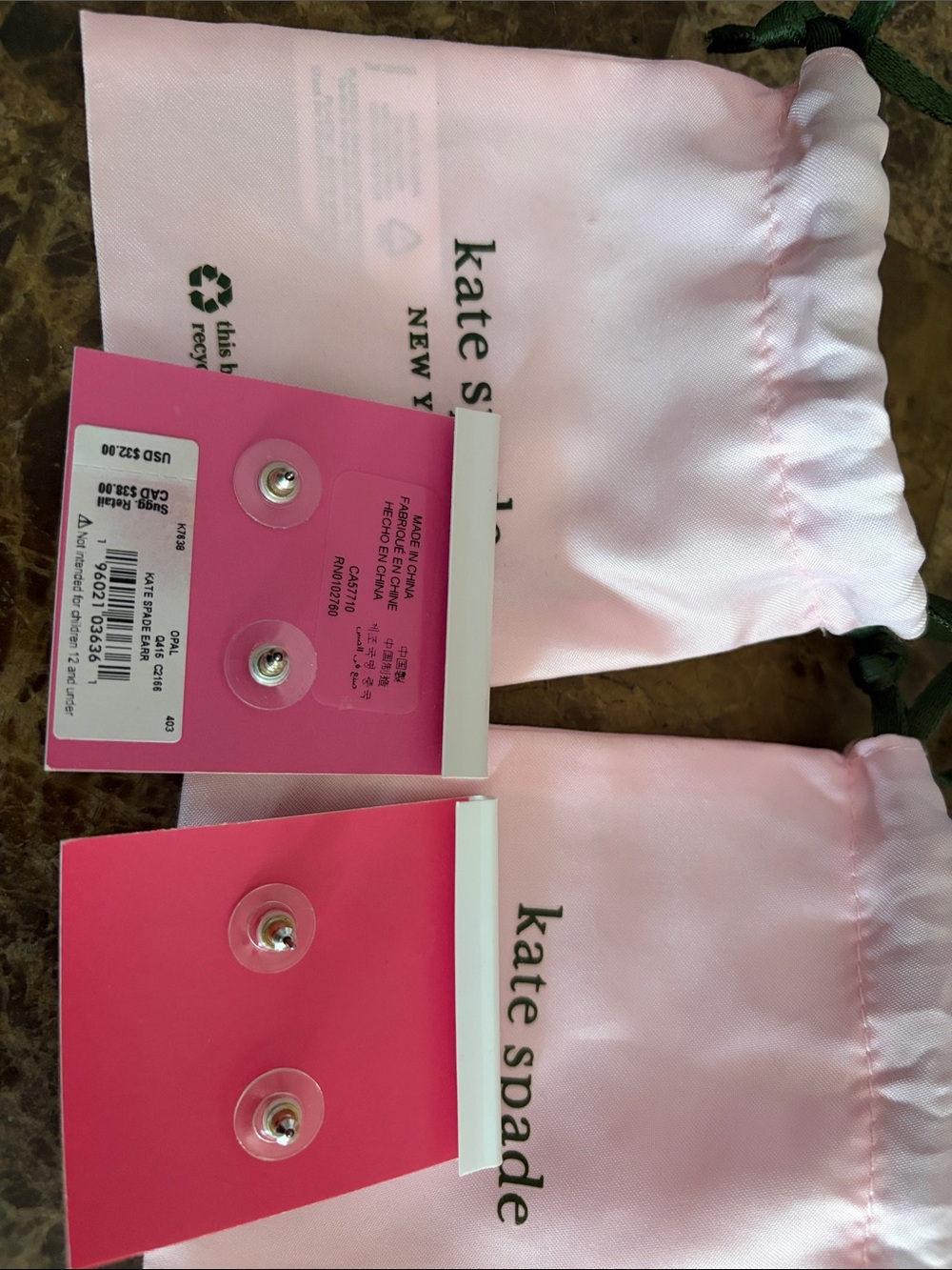 Kate Spade Glitter Earrings Bundle! Brand New! - Picture 6 of 7